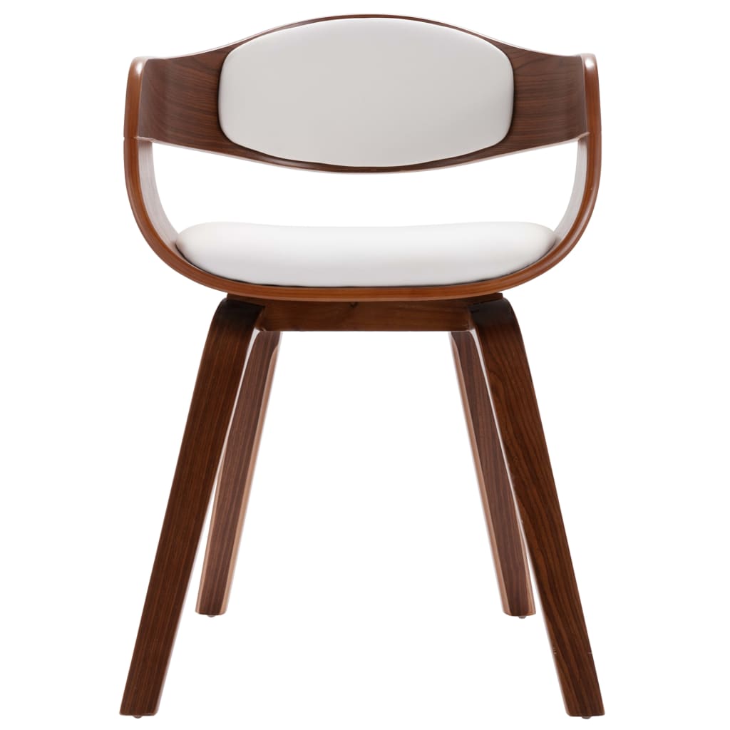 Dining room chairs 2 pcs. bentwood and imitation leather