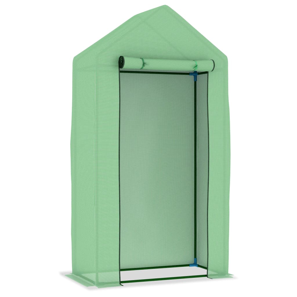 Greenhouse with steel frame 0.5 m² 1x0.5x1.9 m