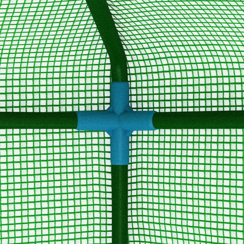 Greenhouse with steel frame 0.5 m² 1x0.5x1.9 m