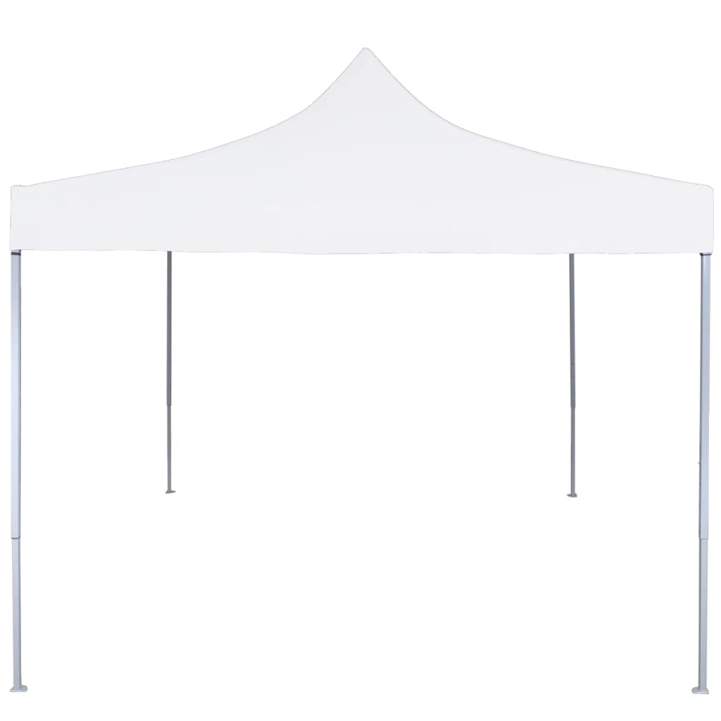 Professional Party Tent Foldable 3 x 3 m Steel White