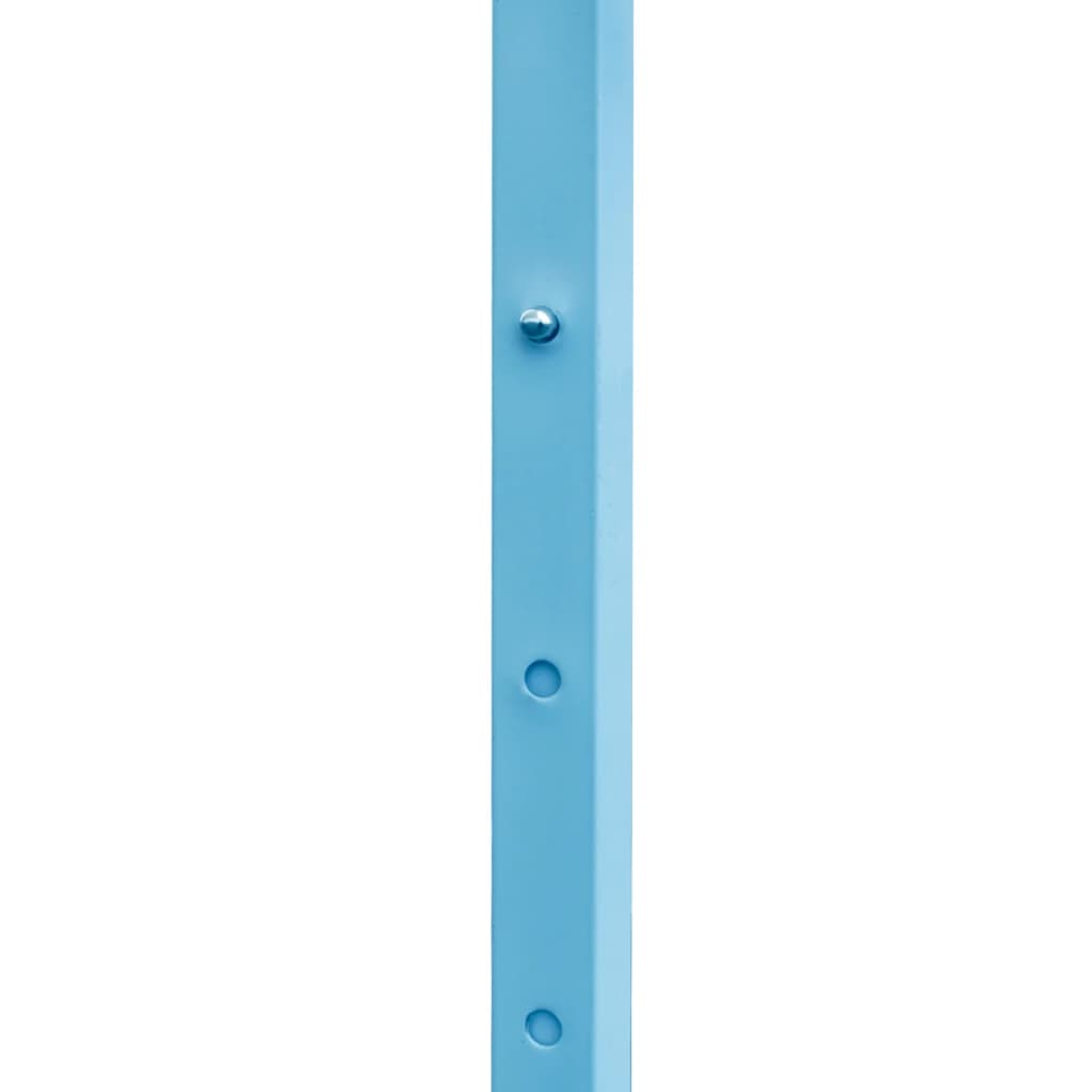 Tente de réception pop-up avec parois latérales pliable 3 x 6 m en acier blanc