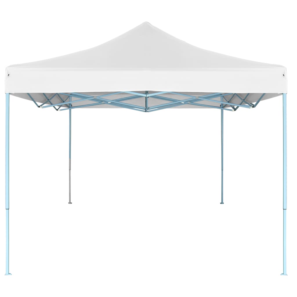 Tente de fête pliable 3x4,5 m blanche