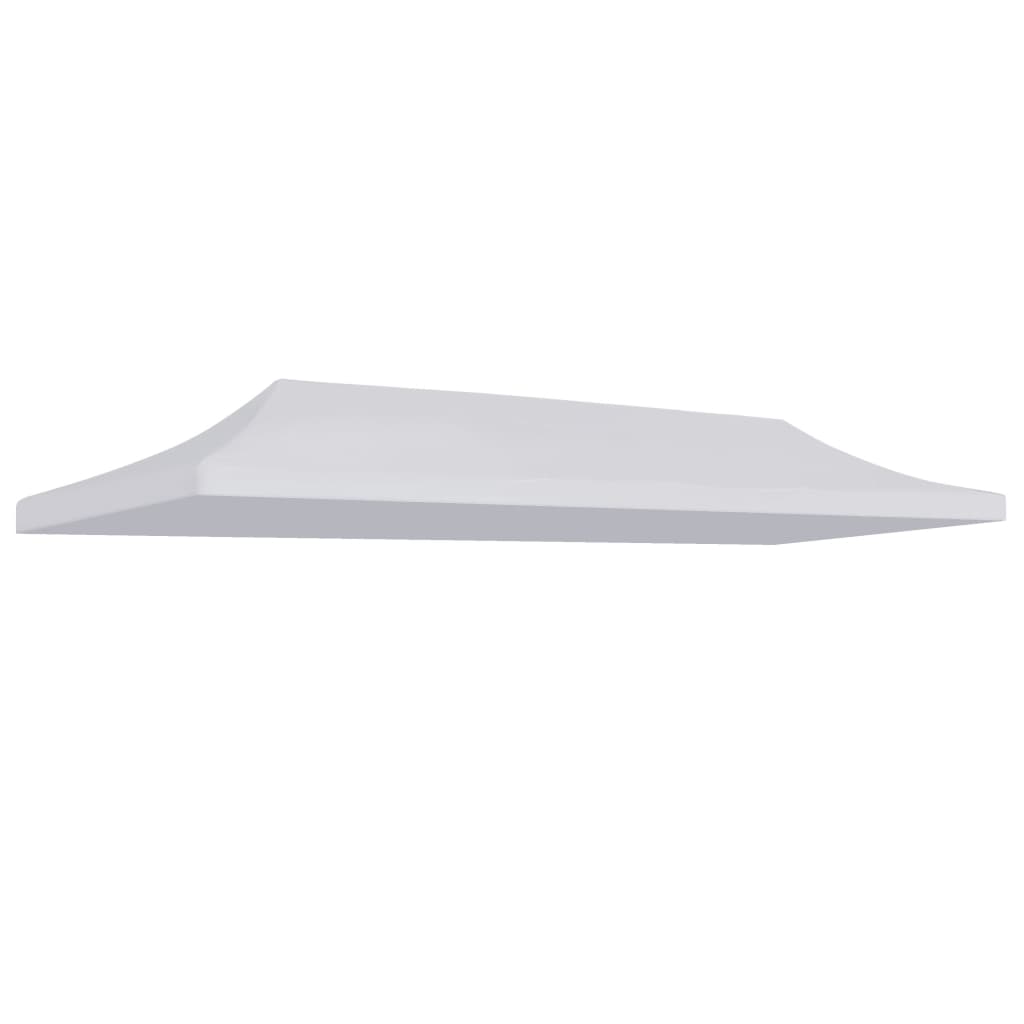 Toit de tente de réception 3x6 m blanc
