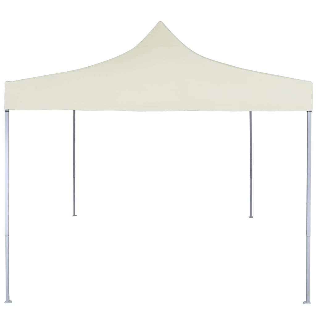 Professional Party Tent Foldable 2×2 m Steel Cream