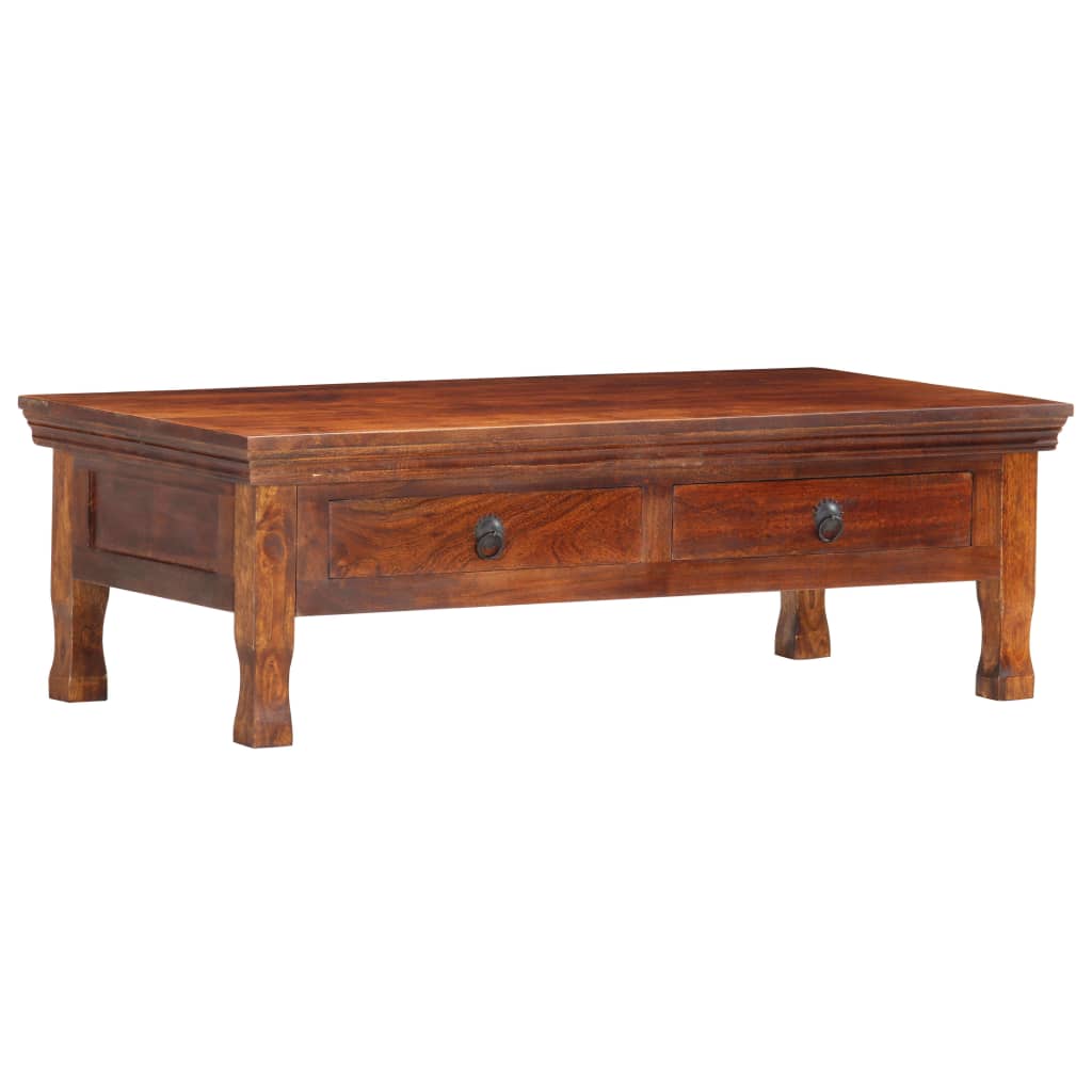 Couchtisch 110 x 55 x 35 cm Massivholz Akazie