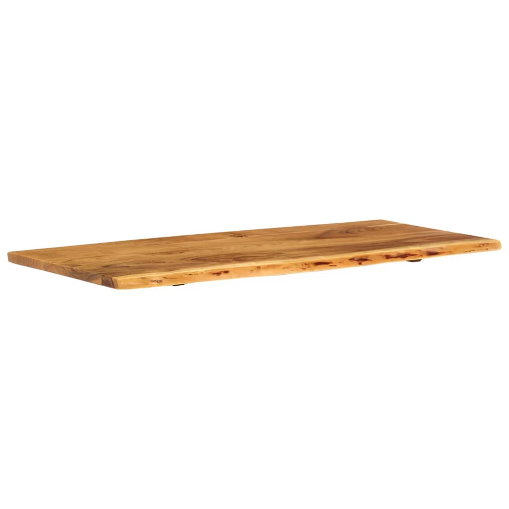 Badezimmer-Waschtischplatte Massivholz Akazie 114x52x2,5 cm