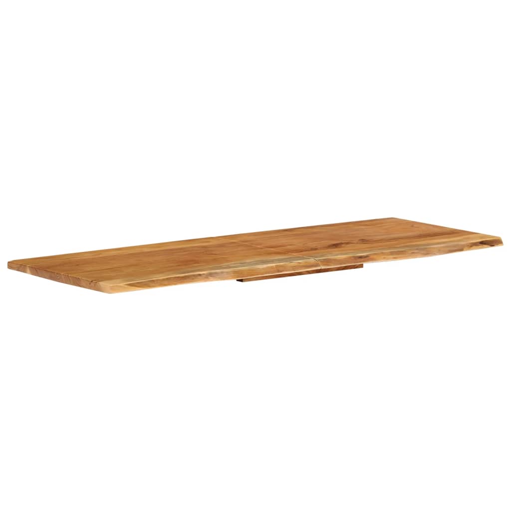 Badezimmer-Waschtischplatte Massivholz Akazie 140x52x2,5 cm