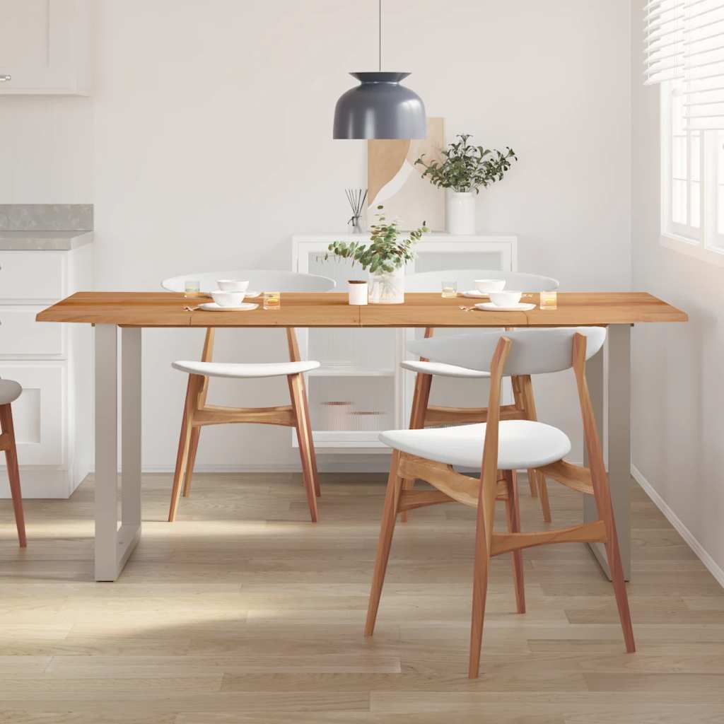 Dining table 180×90×76 cm solid acacia wood
