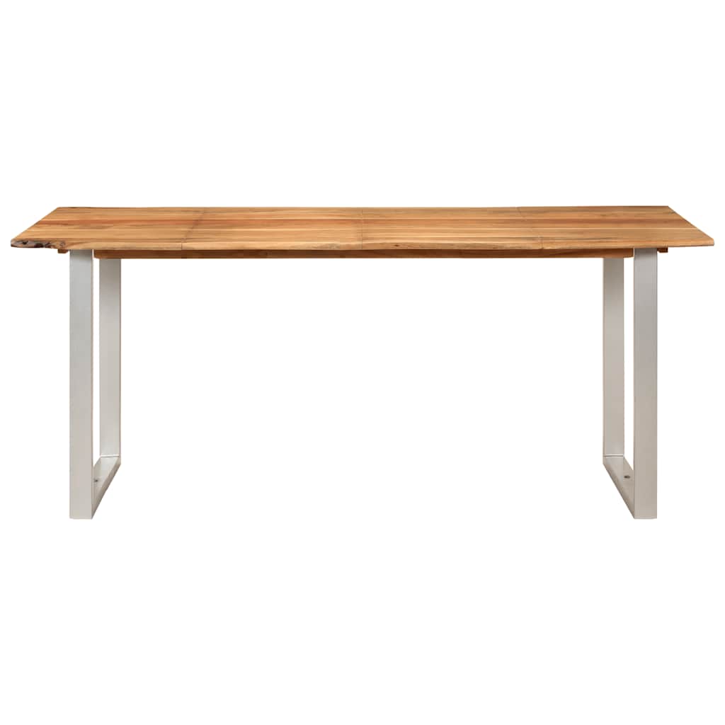 Dining table 180×90×76 cm solid acacia wood