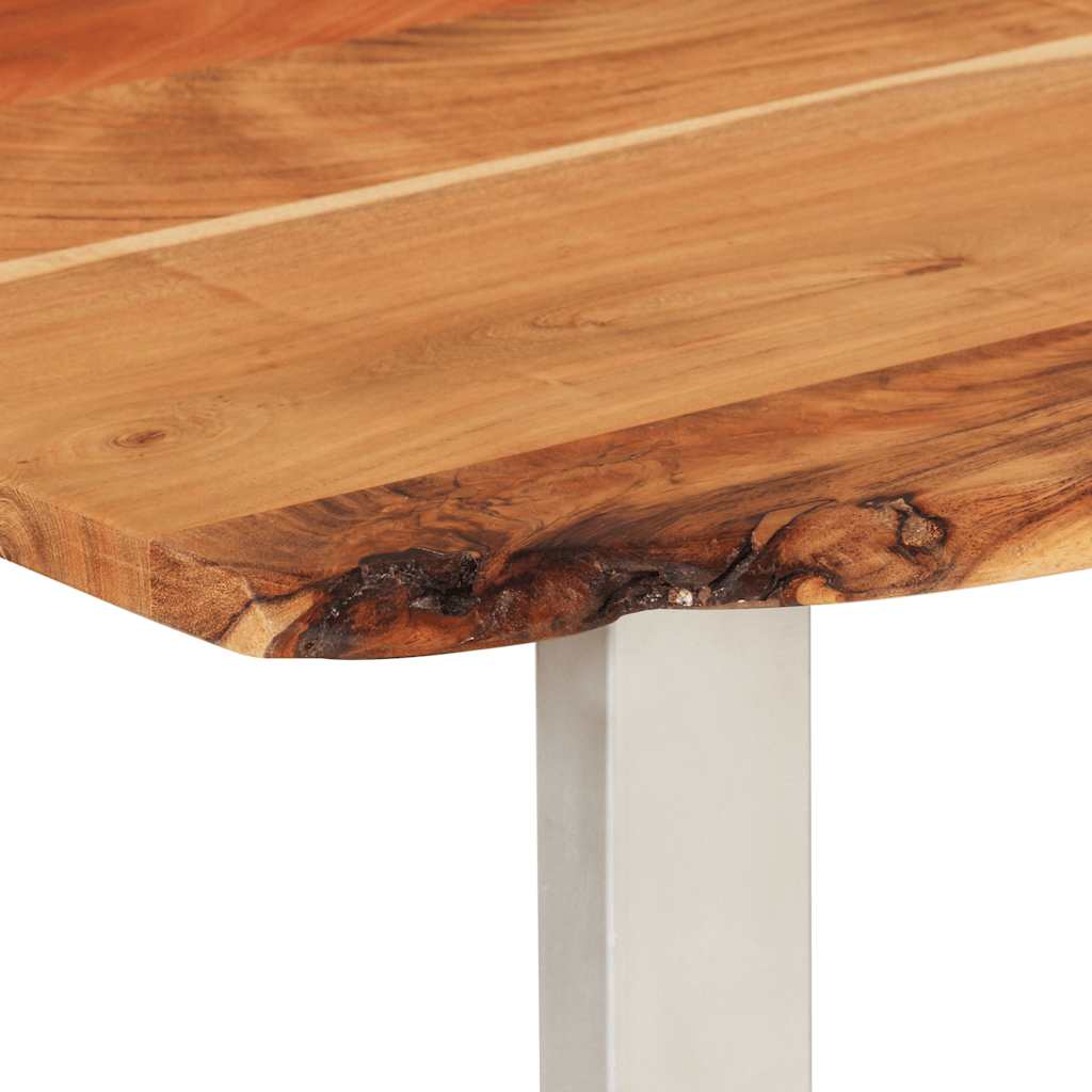 Dining table 180×90×76 cm solid acacia wood