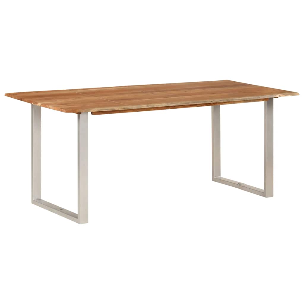 Dining table 180×90×76 cm solid acacia wood