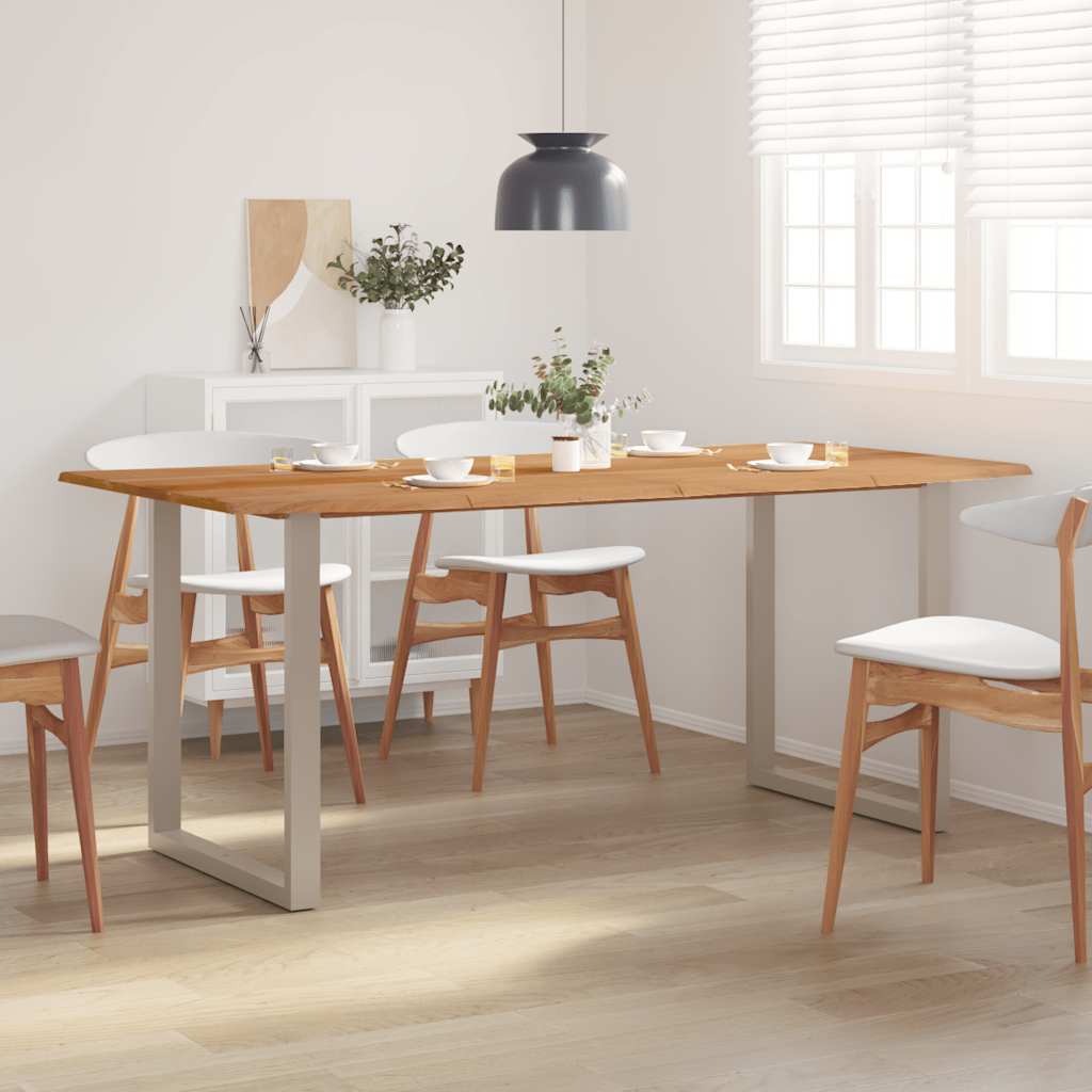 Dining table 180×90×76 cm solid acacia wood