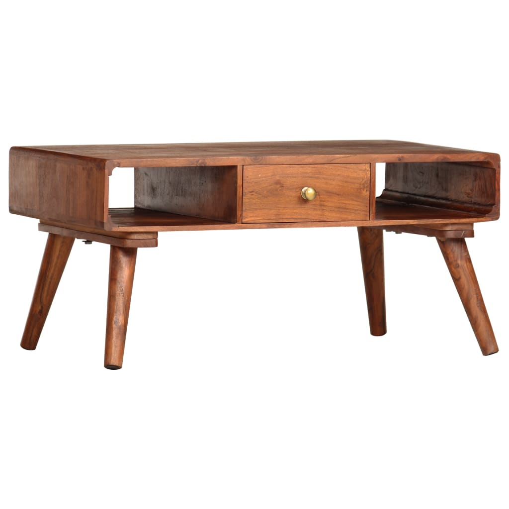 Couchtisch 85×50×41 cm Massivholz Akazie
