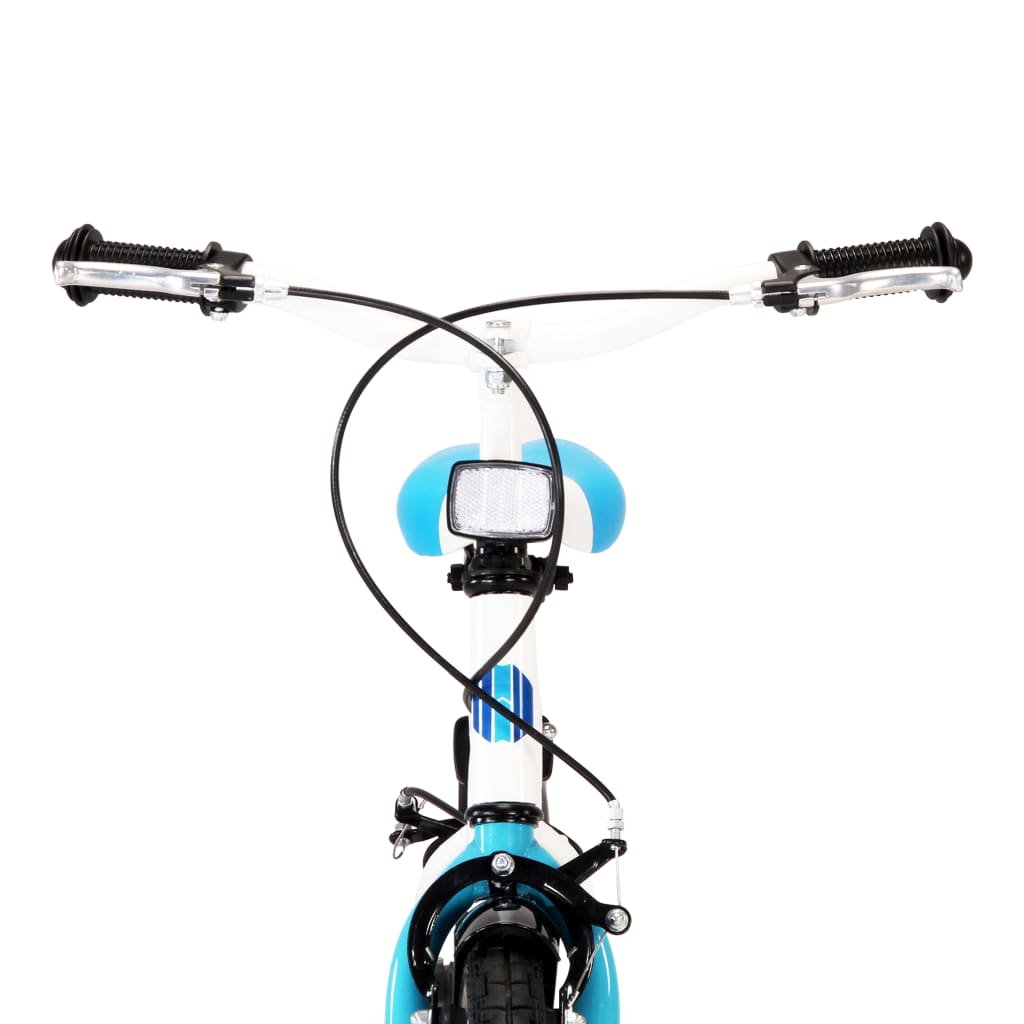 Kinderfahrrad 20 Zoll Blau und Weiß
