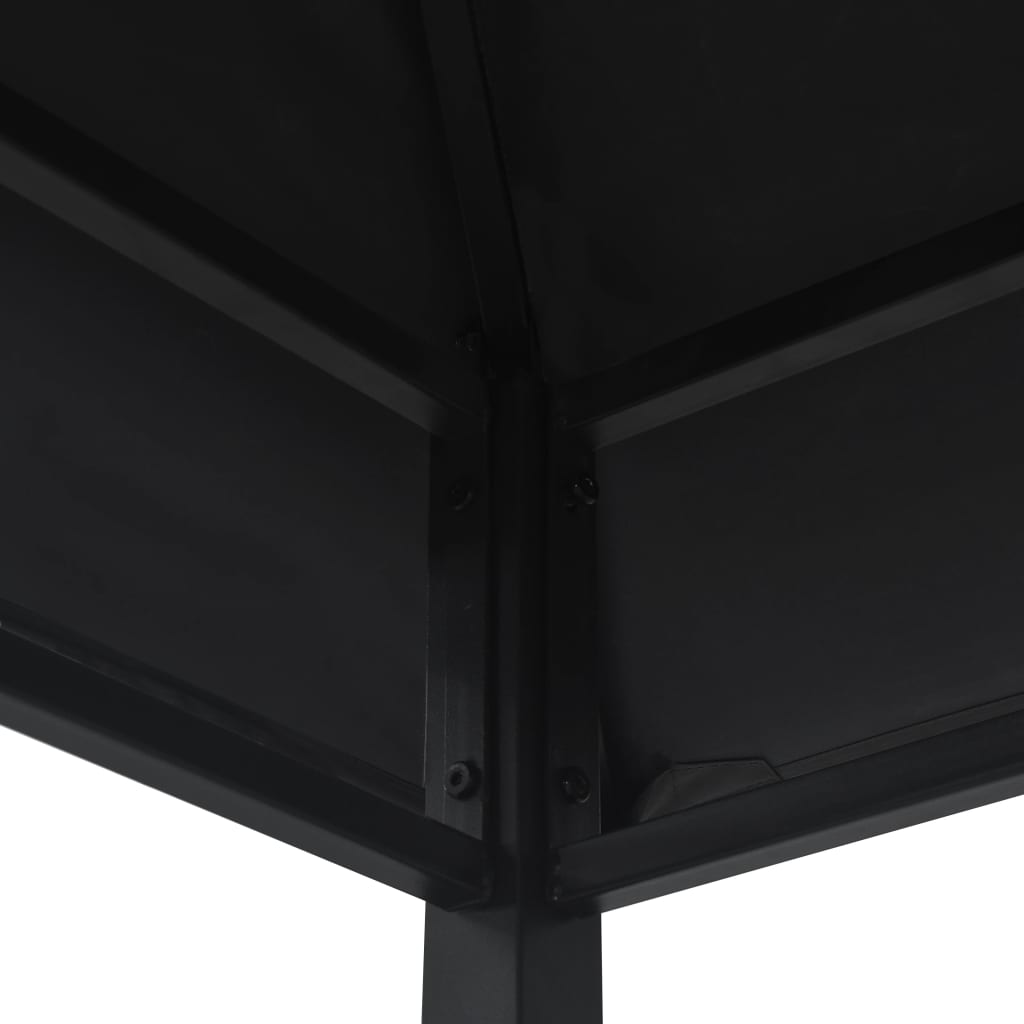 BBQ Pavilion 240x150x255 cm Anthracite Steel