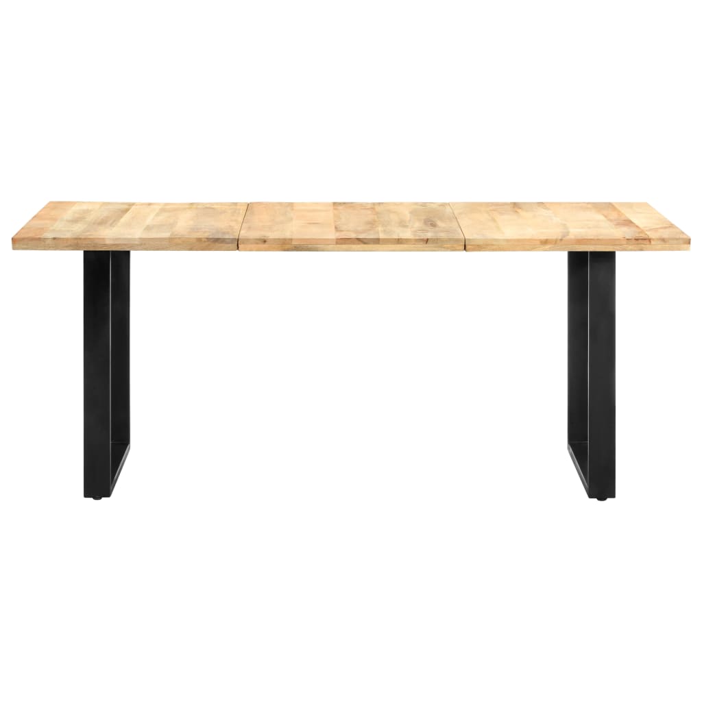 Dining table 180x90x76 cm solid mango wood