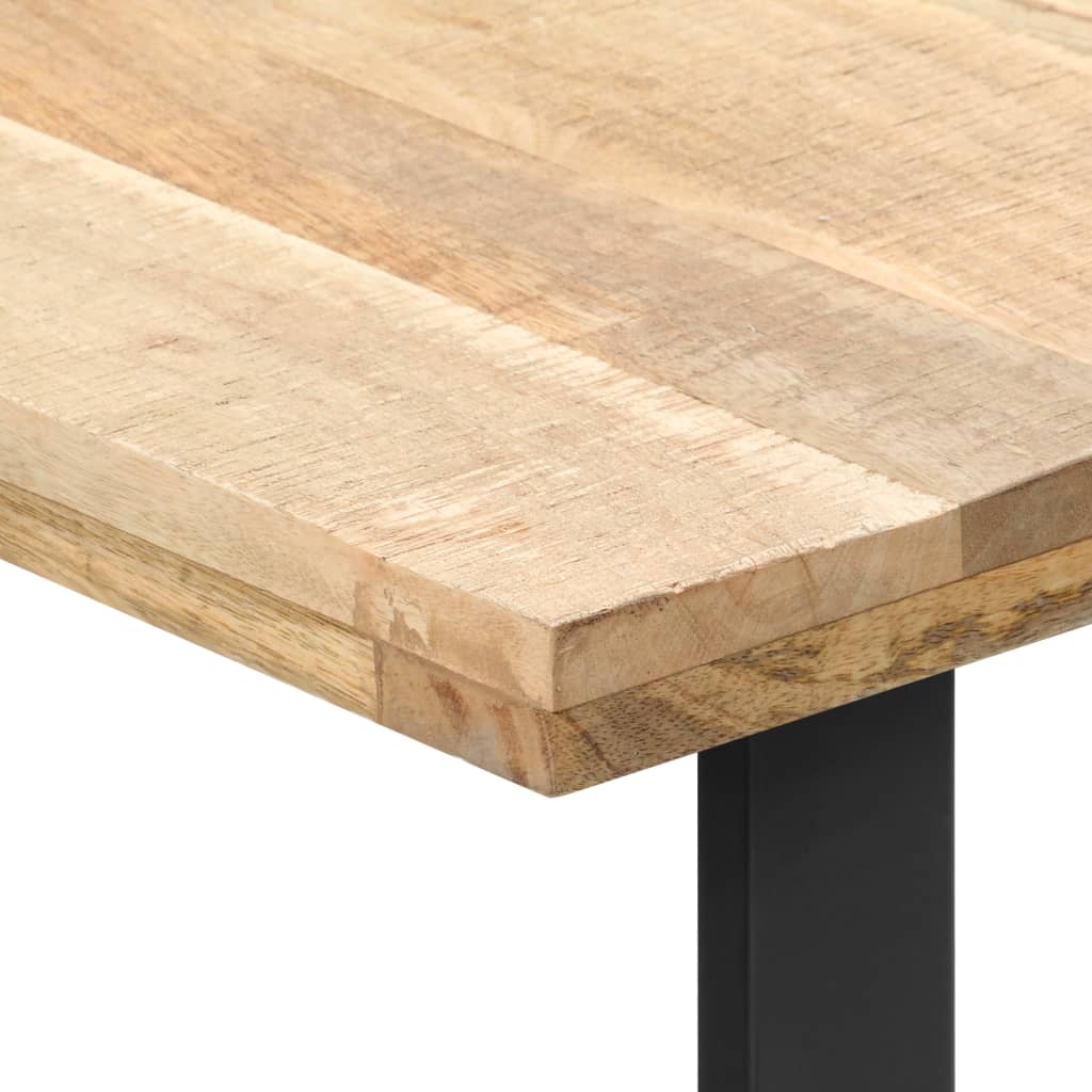 Dining table 180x90x76 cm solid mango wood