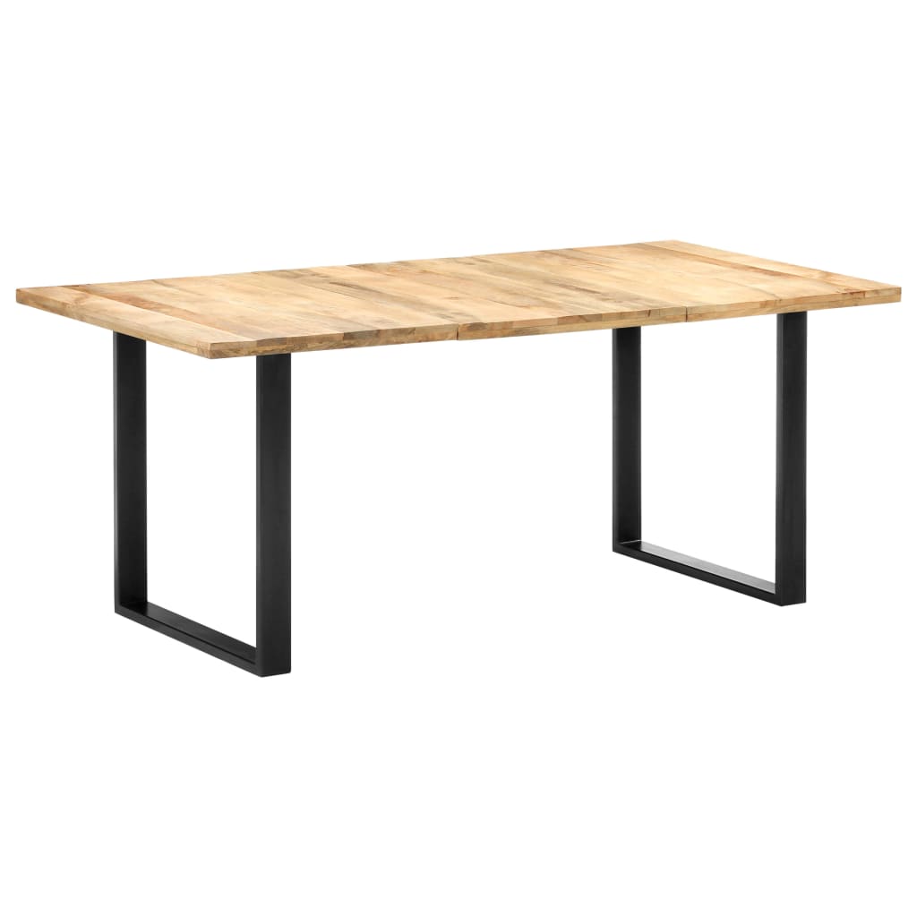 Dining table 180x90x76 cm solid mango wood
