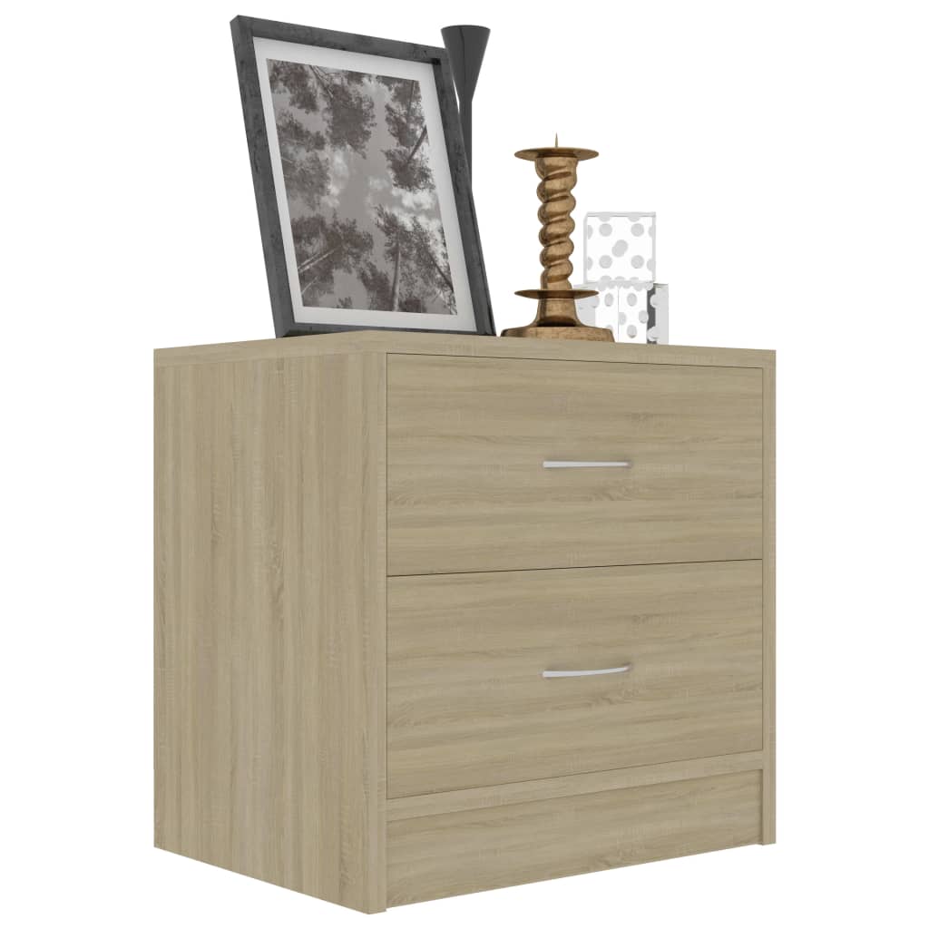 Table de chevet chêne Sonoma 40x30x40 cm en bois