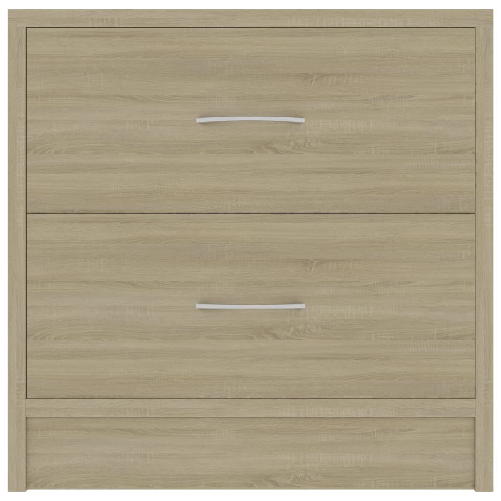 Table de chevet chêne Sonoma 40x30x40 cm en bois