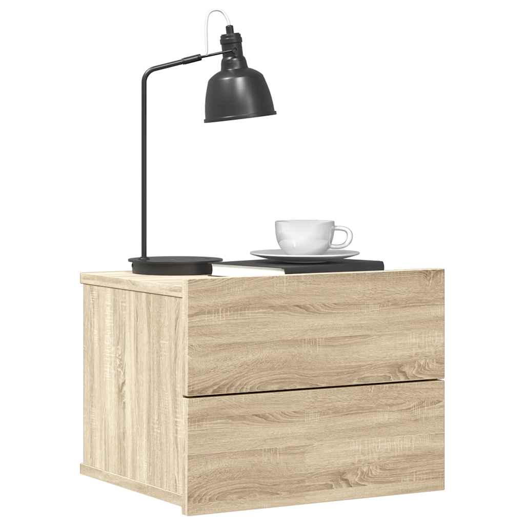 Table de chevet chêne Sonoma 40x30x30 cm en bois