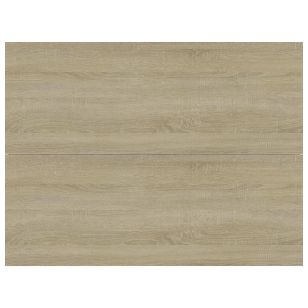 Tables de chevet 2 pcs. Chêne Sonoma 40x30x30 cm matériau bois