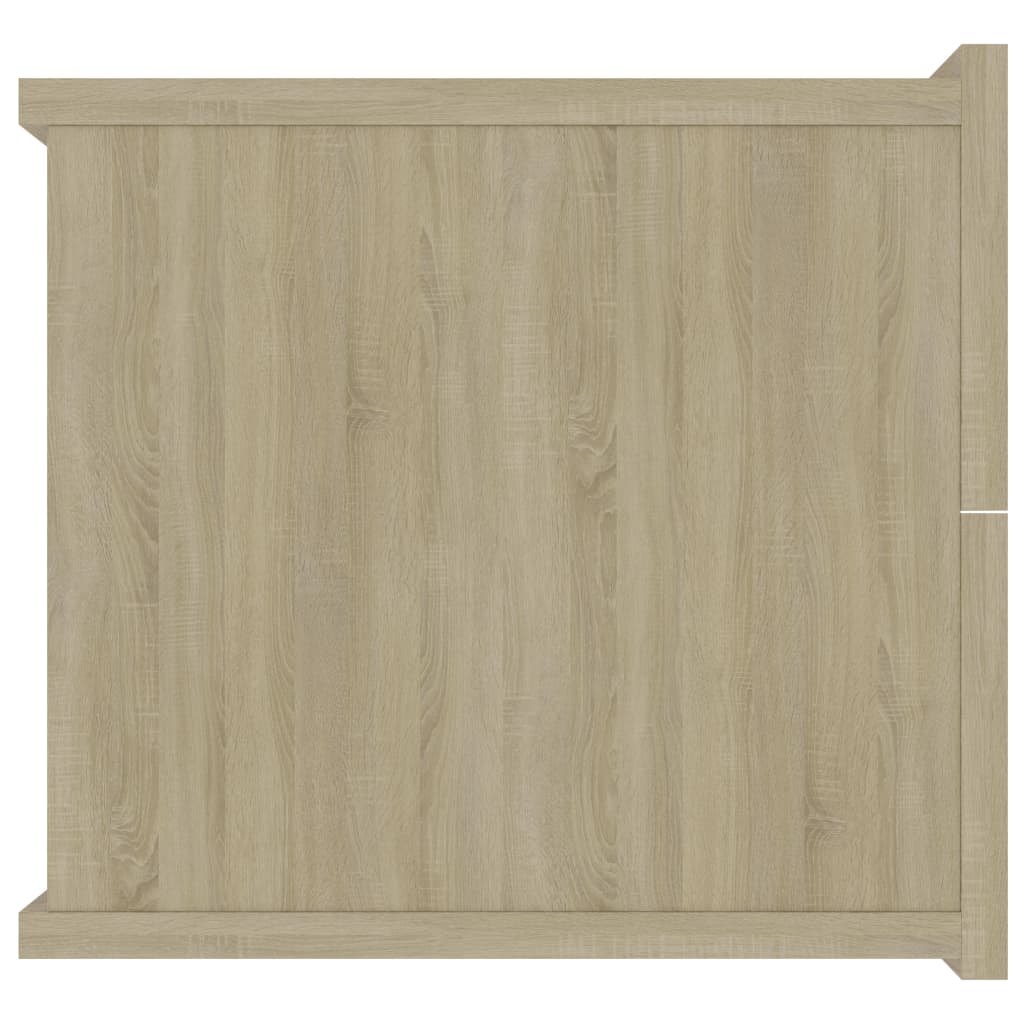 Tables de chevet 2 pcs. Chêne Sonoma 40x30x30 cm matériau bois