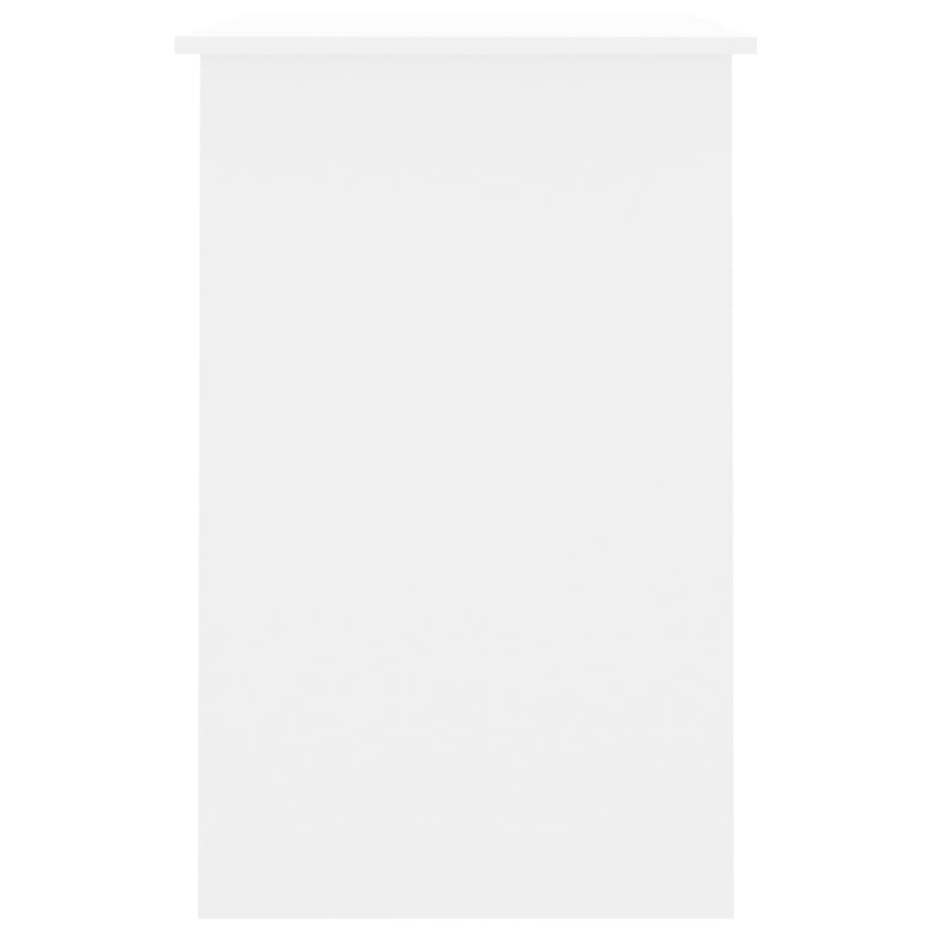Desk White 100×50×76 cm Wood Material