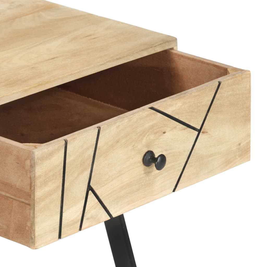Couchtisch 95×50×42 Massivholz Mango