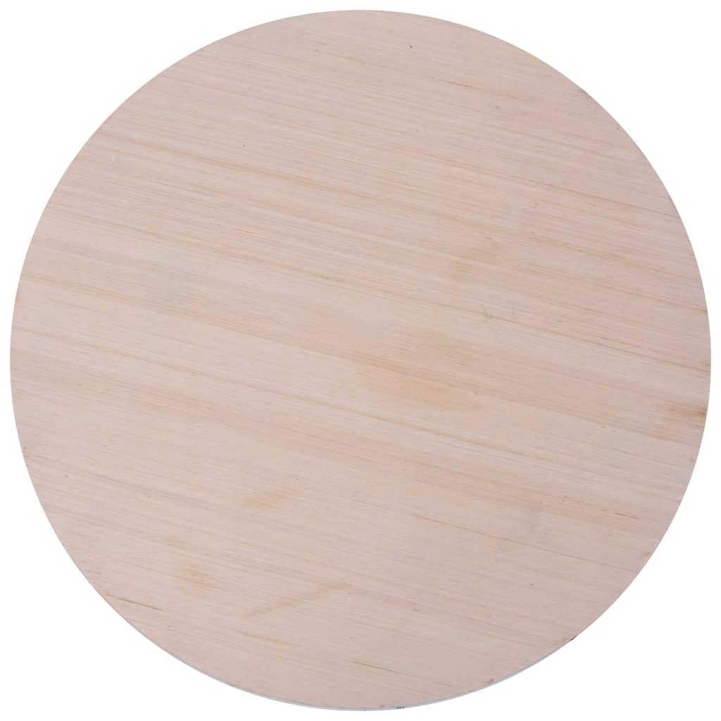 Table basse blanche Ø 39,5 cm