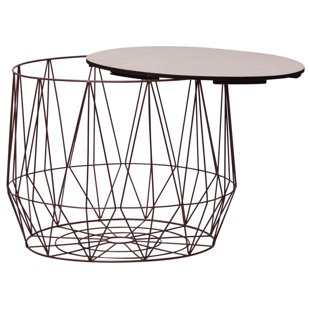 Coffee tables 2 pcs. Copper colored
