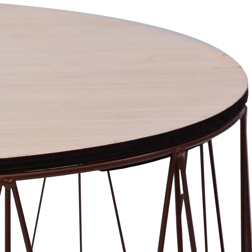 Coffee tables 2 pcs. Copper colored