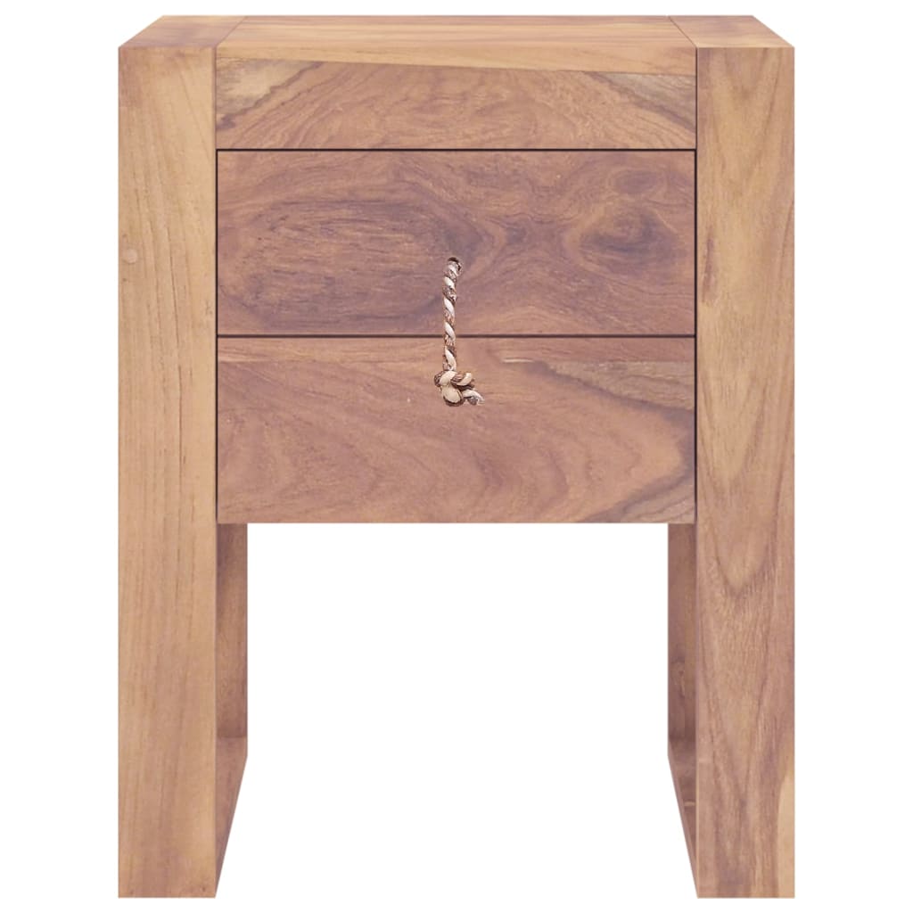 Nachttisch 40 x 30 x 50 cm Teak Massivholz