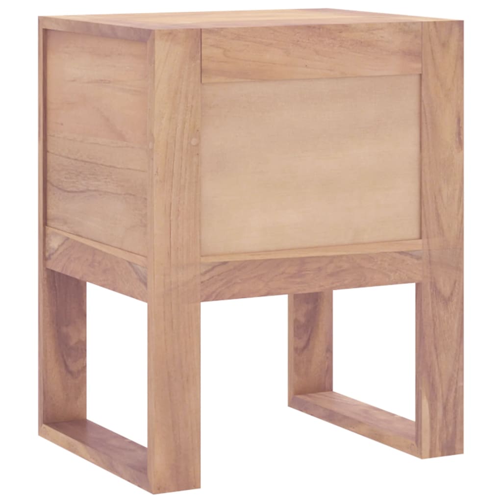 Nachttisch 40 x 30 x 50 cm Teak Massivholz