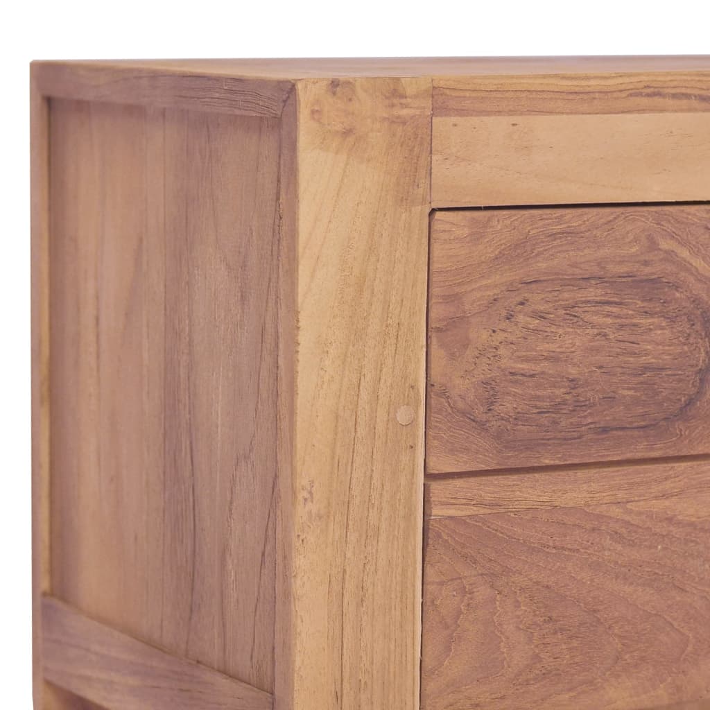 Nachttisch 40 x 30 x 50 cm Teak Massivholz