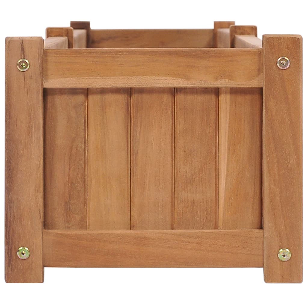 Lit surélevé 200x30x25 cm bois de teck massif