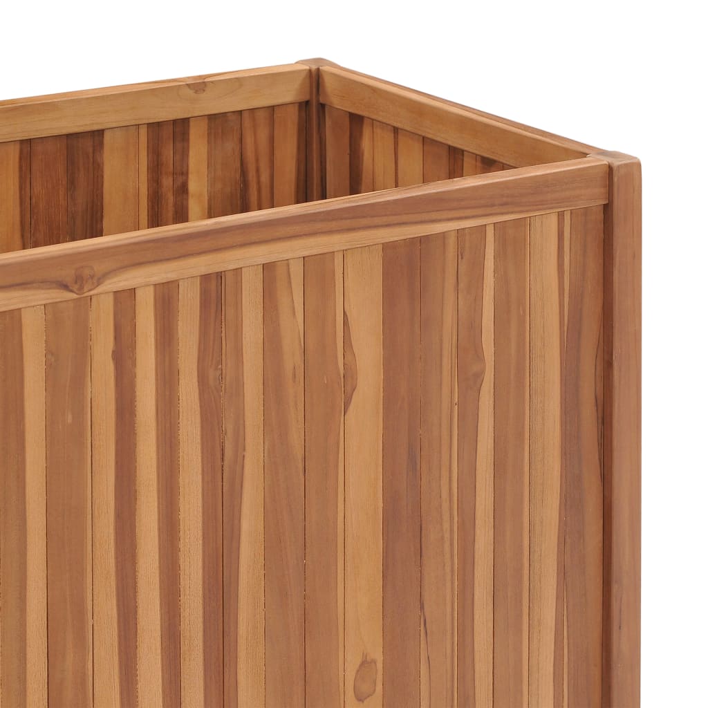 Lit surélevé 100x50x70 cm bois de teck massif