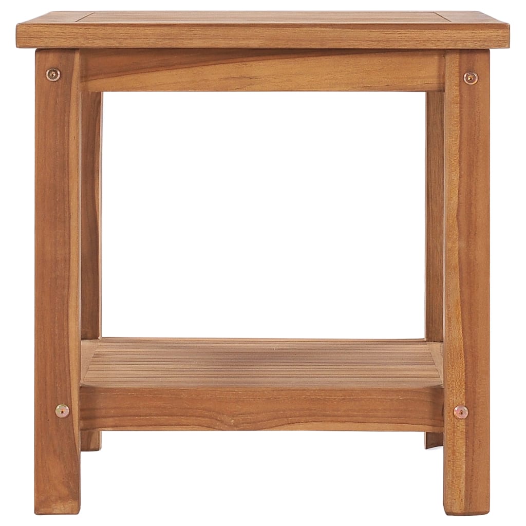 Couchtisch 45x45x45 cm Massivholz Teak