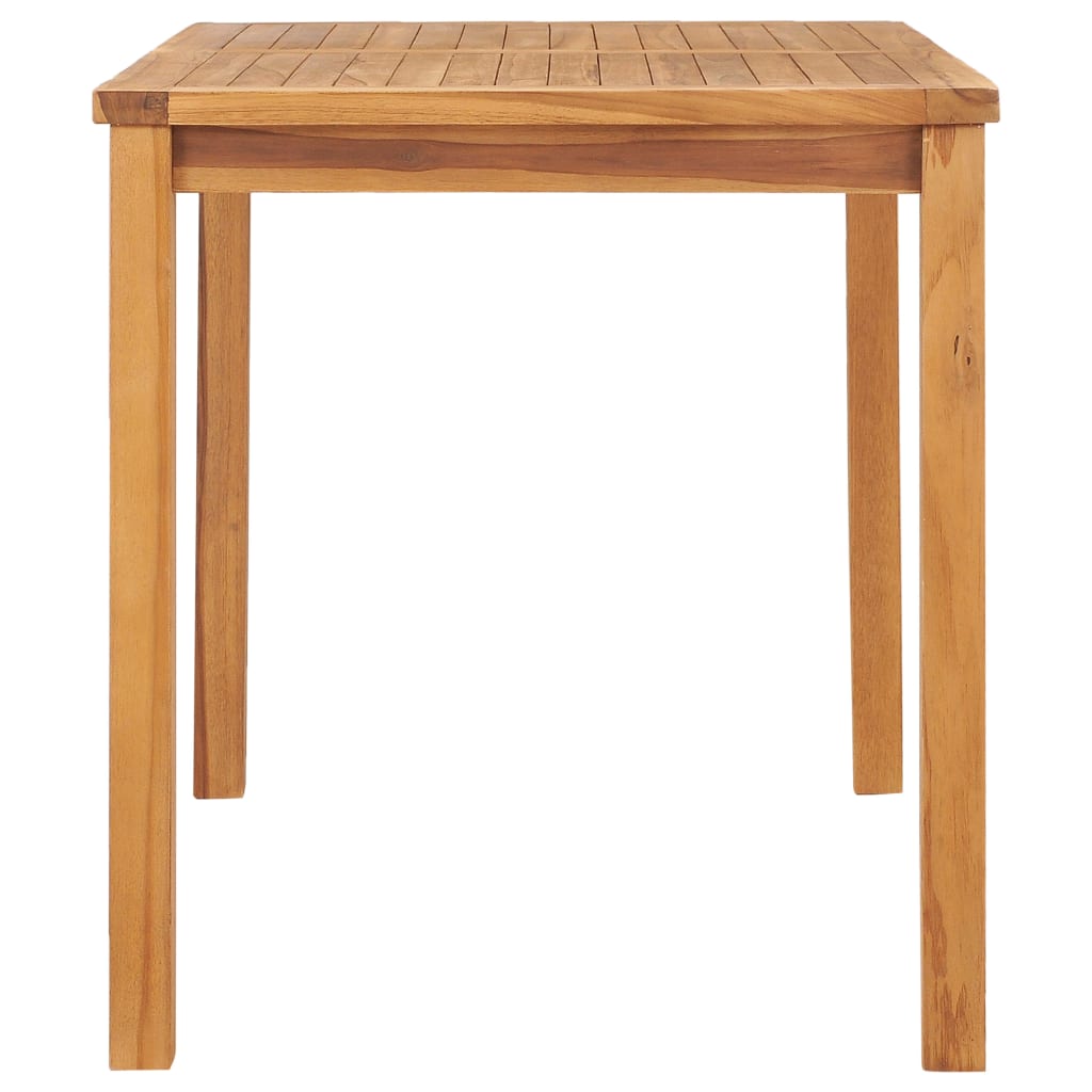 Table à manger de jardin 120x70x77 cm en bois de teck massif