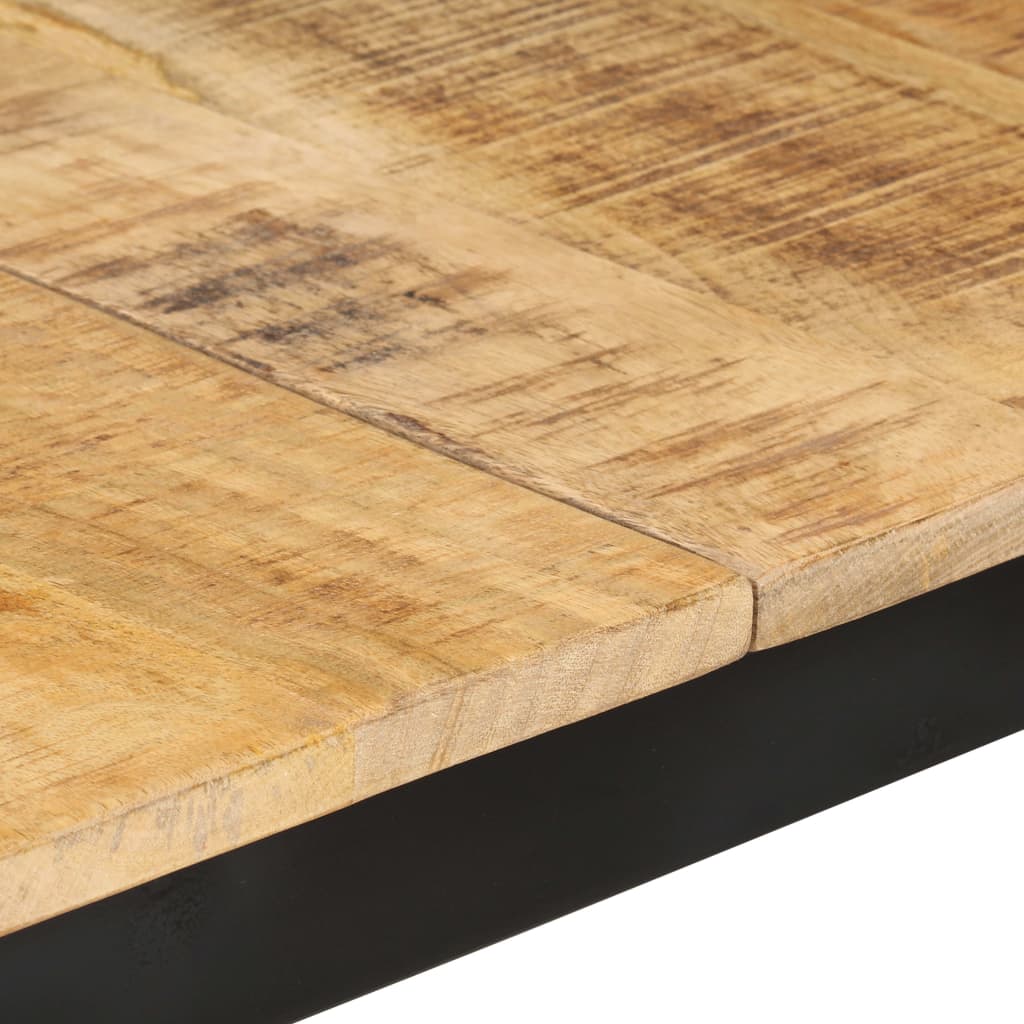 Esstisch 180 x 90 x 76 cm Raues Mango-Massivholz