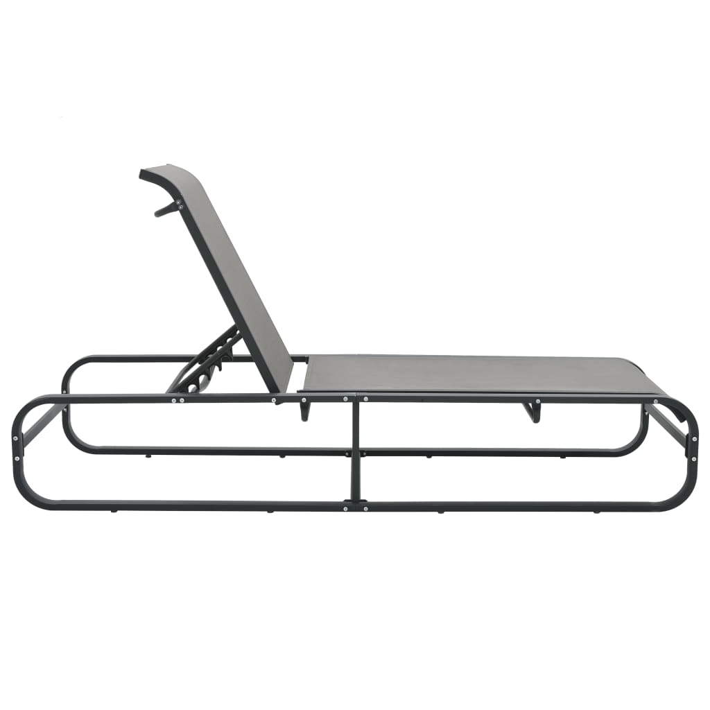 sun lounger aluminum and textilene
