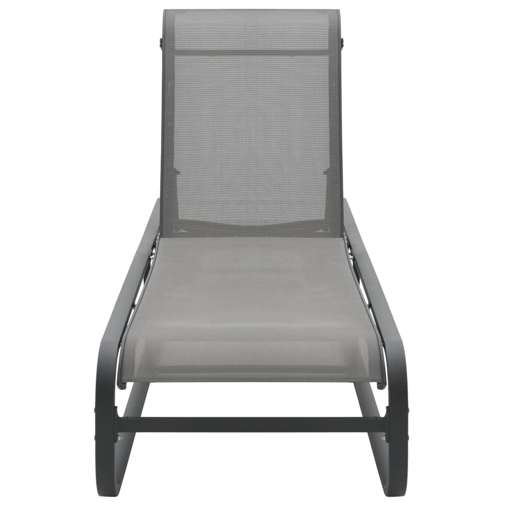 sun lounger aluminum and textilene