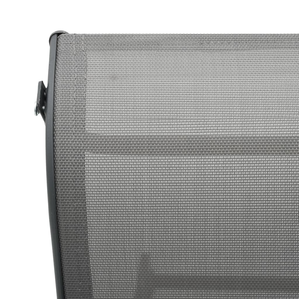 sun lounger aluminum and textilene