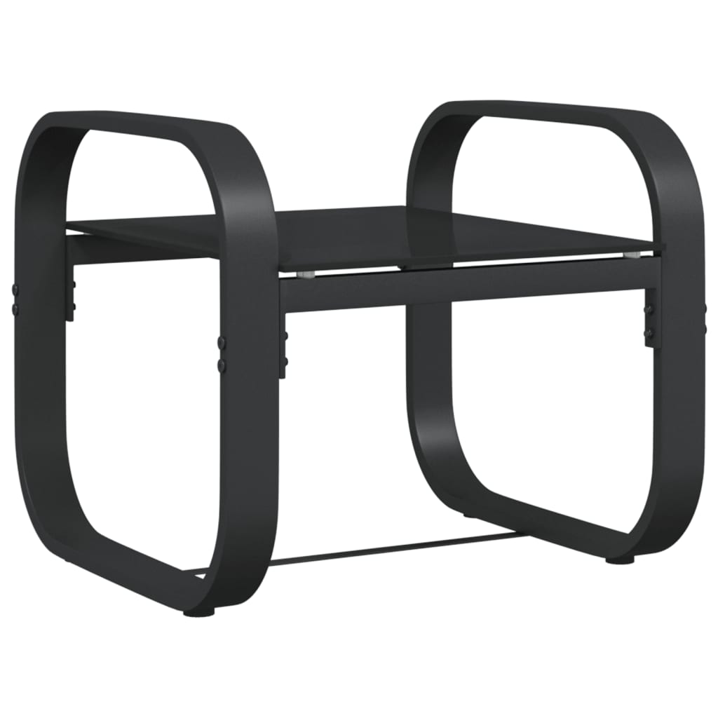 Sonnenliegen 2 Stk. mit Tisch Textilene und Aluminium