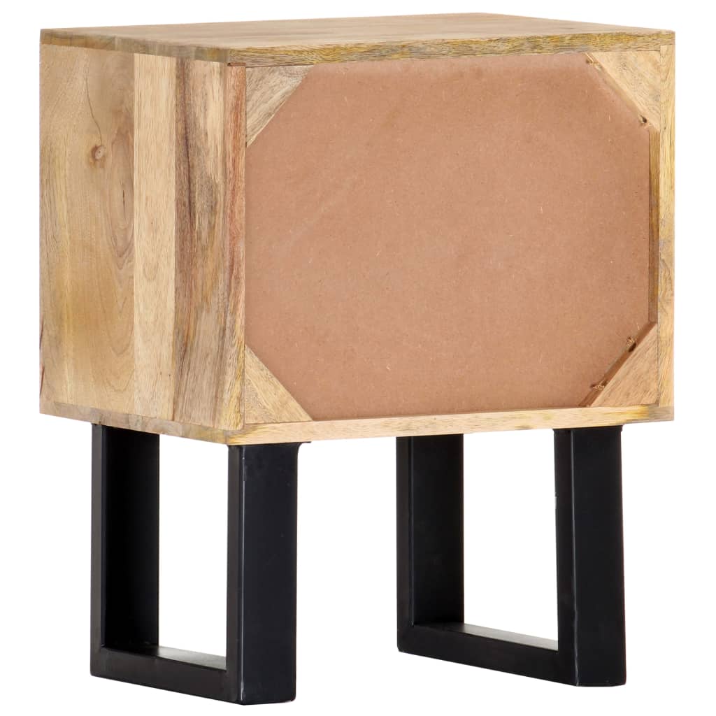 Nachttisch 40 x 30 x 50 cm Massivholz Mango