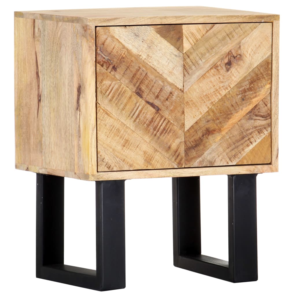 Nachttisch 40 x 30 x 50 cm Massivholz Mango