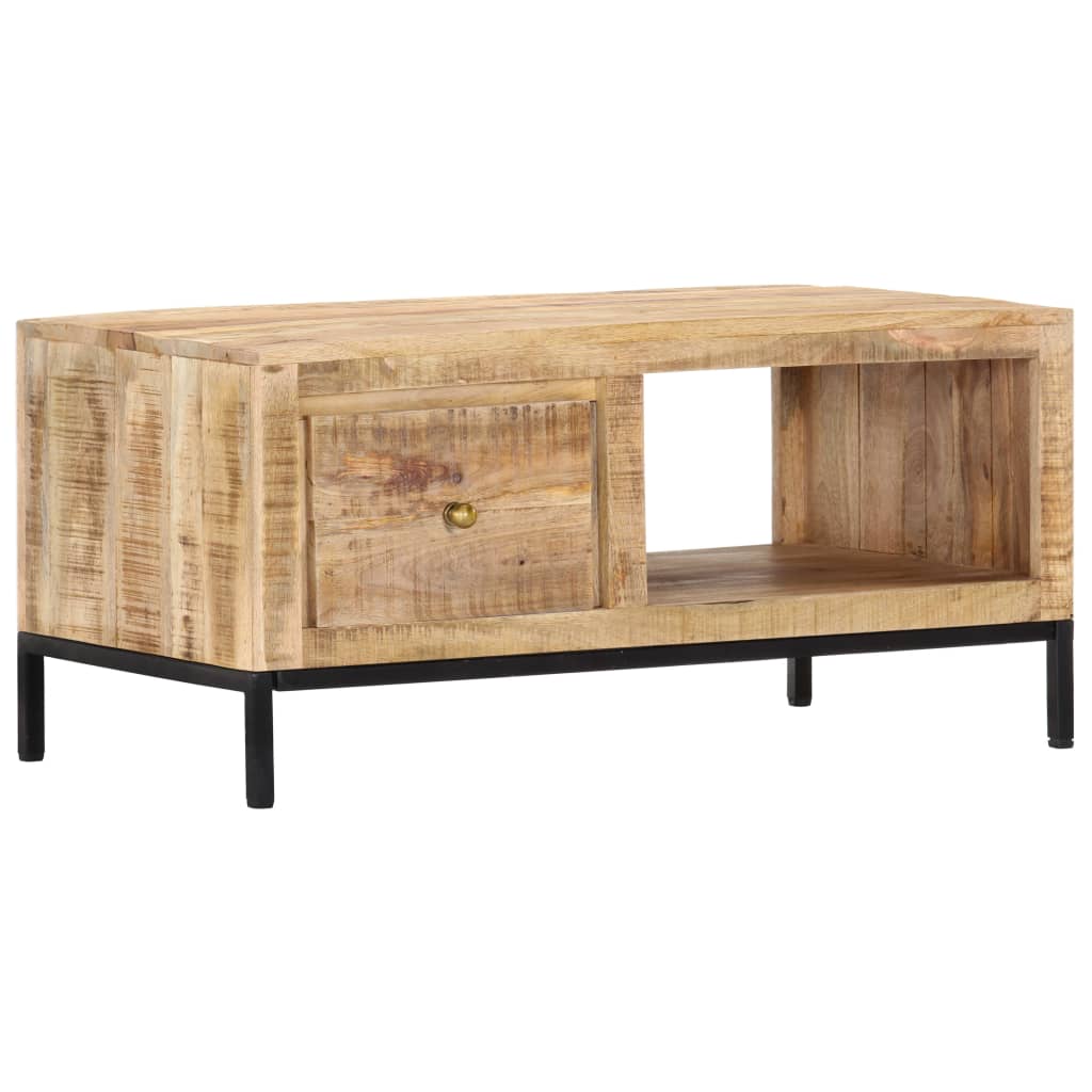 Coffee table 88x50x42 cm solid mango wood
