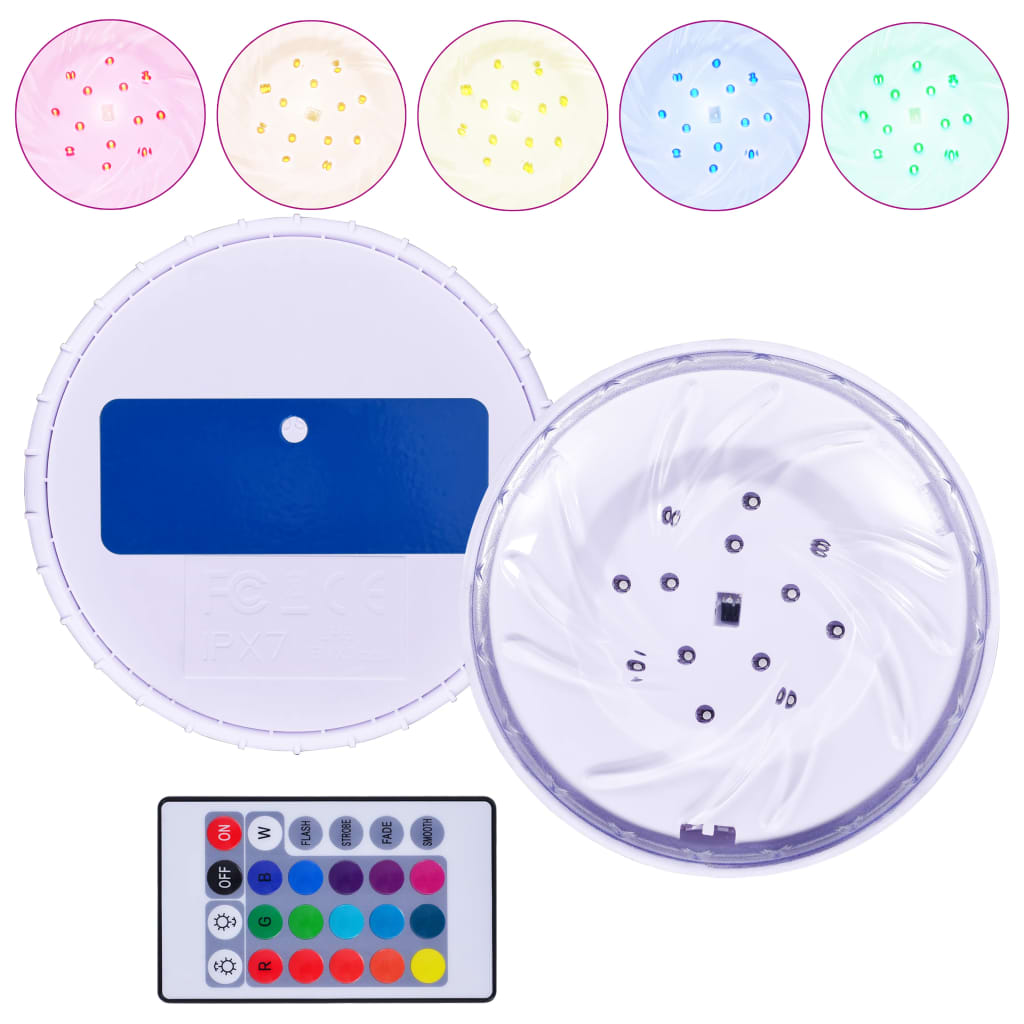 Underwater LED Pool Lamp with Remote Control Multicolor