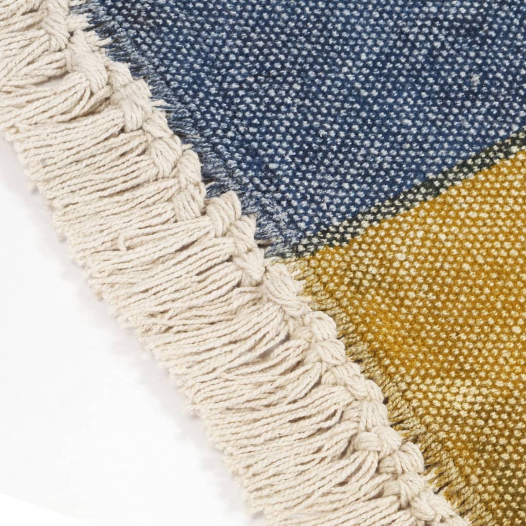 Kelim-Teppich Handgewebt Baumwolle 120×180 cm Bedruckt