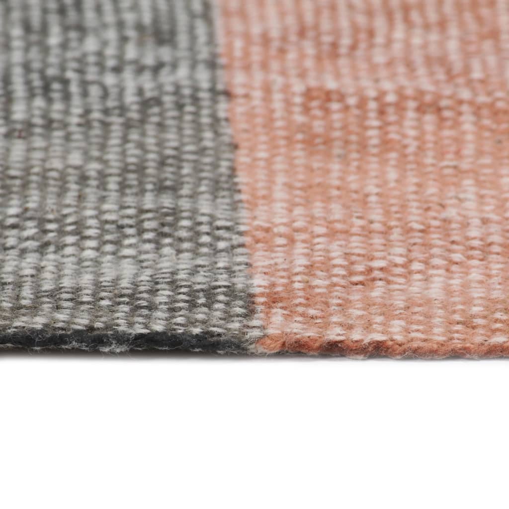 Kelim-Teppich Handgewebt Baumwolle 120×180 cm Bedruckt